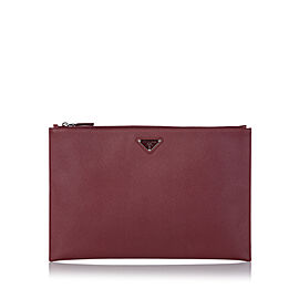 Prada Saffiano Clutch Bag