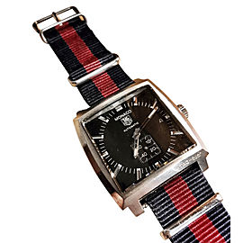 Tag Heuer Monaco Stainless Steel & Fabric 37.50mm Watch