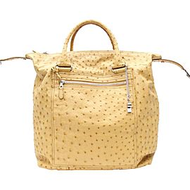 Balenciaga Large Ostrich Pompon Arena Tote 856463