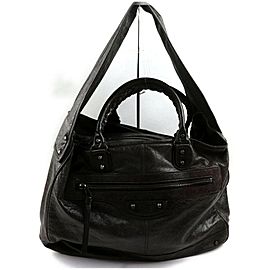 Balenciaga Shoulder Hobo Classic Bridge 872733 Brown Leather Weekend/Travel Bag