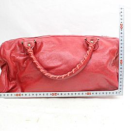 Balenciaga Twiggy 2way 870065 Red Leather Shoulder Bag