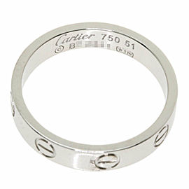 CARTIER 18K white Gold Ring US (5.5) LXGQJ-620