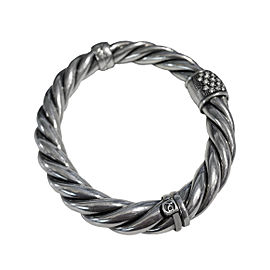 David Yurman Diamond Metro Cable Bracelet