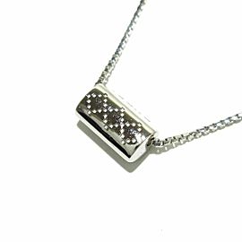 GUCCI 18K white Gold Necklace LXJG-96