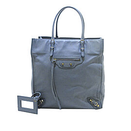 Balenciaga Papier A5 Leather Tote Bag