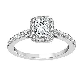 True 3/4 Carat Diamond Engagement Ring in 14K White Gold