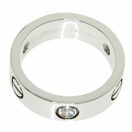 CARTIER 18K white Gold love Ring LXGQJ-934