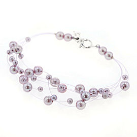 TASAKI 925 Silver Pearl Bracelet LXGBKT-770