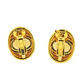 Marina B Citrine Diamond Gold Earrings