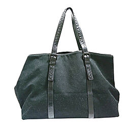 Bottega Veneta Canvas Travel Bag