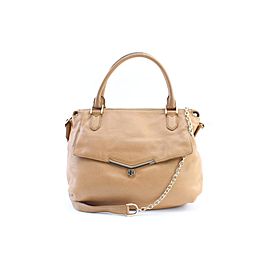 Botkier Light Brown Leather 2way Flap Chain Bag 116bk428