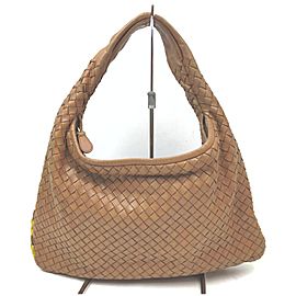 Bottega Veneta Brown Intrecciato Jodie Hobo Bag 863024