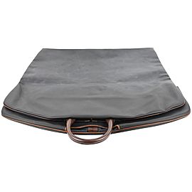 Bottega Veneta Black Leather Garment Cover Travel Bag 235bot211