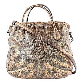 Bottega Veneta Crossbody Hobo "Intrecciato" Braided Convertible 2way 14mj1019 Bronze Leather Shoulder Bag