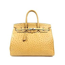 Other Brand Ostrich Satchel 237650