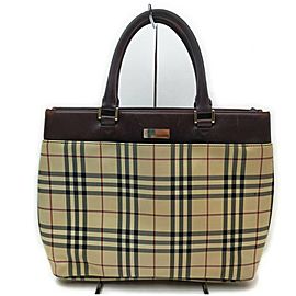 Burberry Nova Check Tote Bag 862270