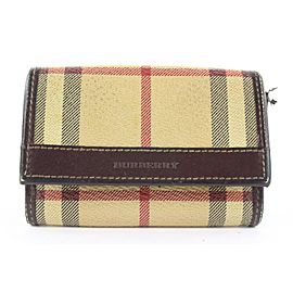 Burberry Nova Check Card Holder Wallet Case 166bur25