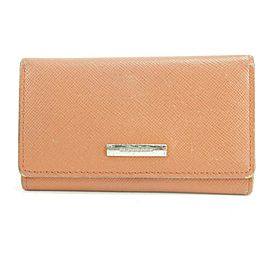 Burberry Burnt-Orange Key Holder Case 328bur518