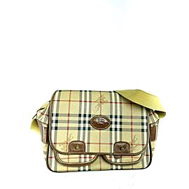 Burberry Camera Case Crossbody Nova Check 2b626 Beige Coated Canvas Messenger Bag