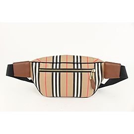 Burberry London Icon Stripe Nova Check Sonny Bum Bag Fanny Pack Waist Pouch 1217b30