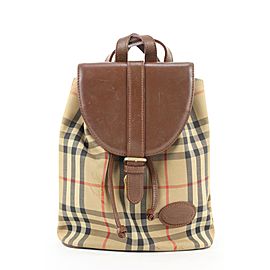 Burberry Beige Nova Check Mini Backpack 333bur519