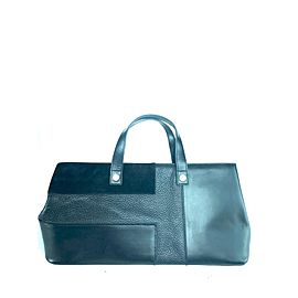 Burberry Black Leather Nova Long Tote 12bur858