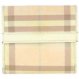 Burberry Pink Nova Check Compact Wallet 181bur712