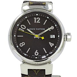 Louis Vuitton Tambour Q1311 Stainless Steel 34mm Womens Watch