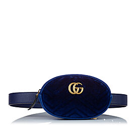 Gucci GG Marmont Velvet Belt Bag