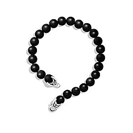 David Yurman Spiritual Beads Bracelet with Matte Black Onyx , 8mm