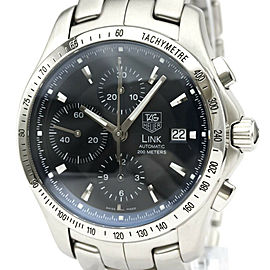 TAG HEUER Link Chronograph Steel Automatic Mens Watch CJF2114 LXGoodsLE-374