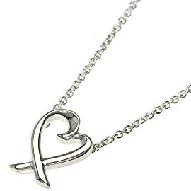 TIFFANY & Co Sterling Silver Loving heart Necklace