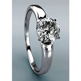 Round Brilliant Diamond Ring 1.66ct