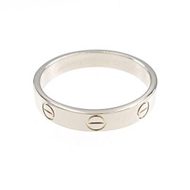 Cartier Mini Love 18k White Gold Ring LXGKM-177