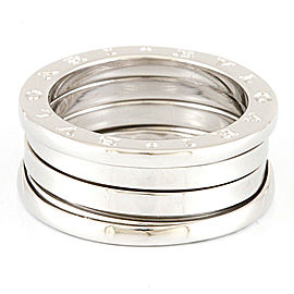 BVLGARI: 18K white Gold Ring US