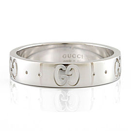 GUCCI : 18K white Gold Ring US 4.5, EU48 LXKG-317