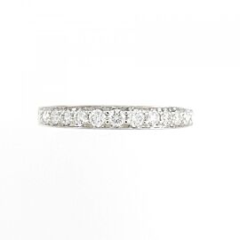 TIFFANY & Co 950 Platinum Diamond US5.25 Ring LXGKM-385