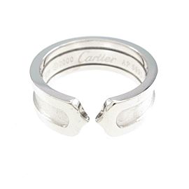 Cartier 18K white Gold C2 Small Ring LXGYMK-339