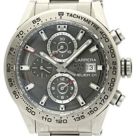 TAG HEUER Carrera Calibre 01 Chronograph Titanium Mens Watch CAR208Z LXGoodsLE-386