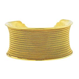 Faye Kim Diamond Gold Cuff Bracelet