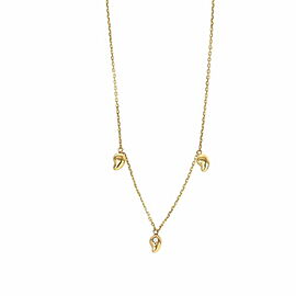 TASAKI 14K Yellow Gold Diamond Necklace G0078