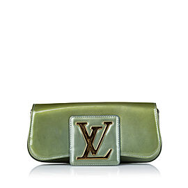 Louis Vuitton Sobe Patent Leather Clutch Bag