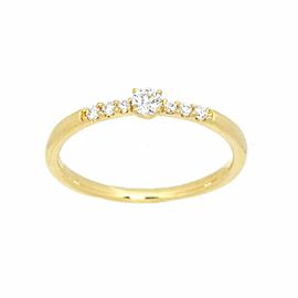 4C 18k yellow gold Diamond Ring