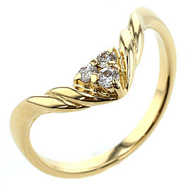 TASAKI 18k Yellow Gold V-line Ring LXGBKT-868