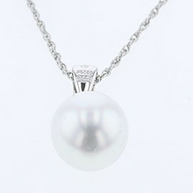 TASAKI 900 Platinum And 850 Platinum Pearl Necklace LXGBKT-509