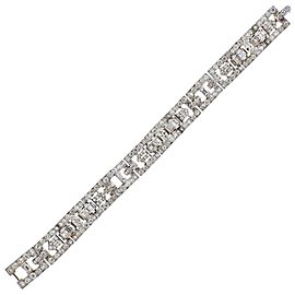 Cartier 12 Carat Diamond Platinum Bracelet