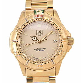 TAG HEUER 4000 Professional Gold Plated Quartz LXGJHW-361