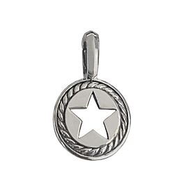 David Yurman Sterling Silver Star Amulet Pendant