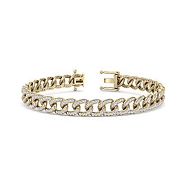 GLAM ® Bracelet Chain in 14K Gold and 1.44ct White Diamonds