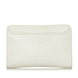 Burberry Leather Clutch Bag